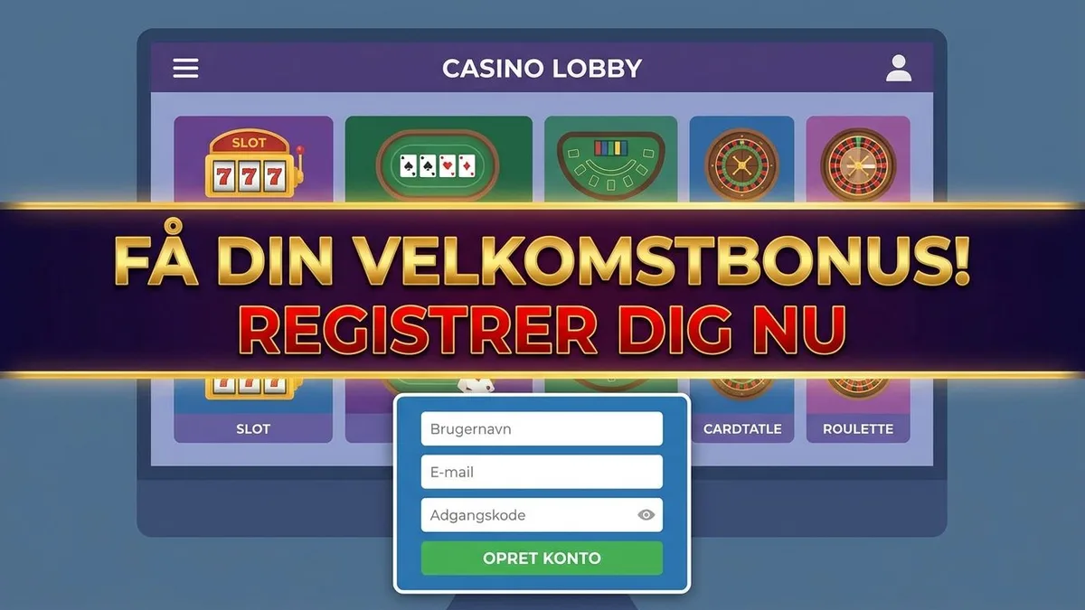 Registrering med bonus